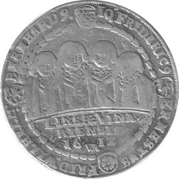 Sachsen Silber Taler Johann Ernst und sieben Brüder 1612