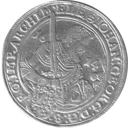 Altdeutschland Sachsen Taler 1614 Iohann Georg