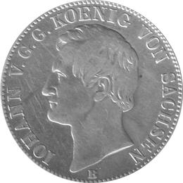 Altdeutschland Sachsen Iohann Ausbeutetaler 1864