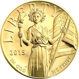 American Liberty Proof High Relief 2015