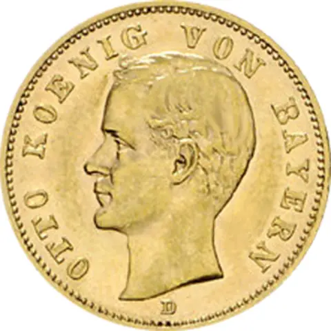 20 Mark Kaiserreich Bayern 1895-1913 Otto Jaeger 200