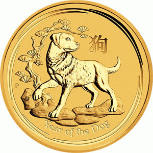Lunar II Hund 1/20 Unze 2018