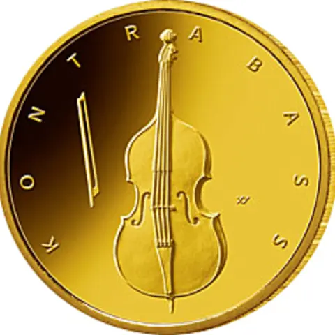 50 Euro Gold Kontrabass 2018