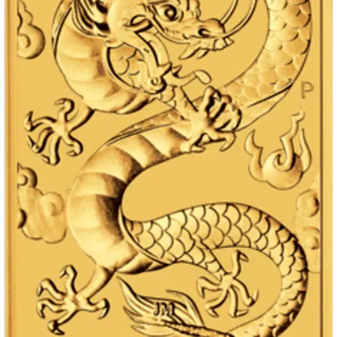 Dragon Rectangle Goldbarren 2019