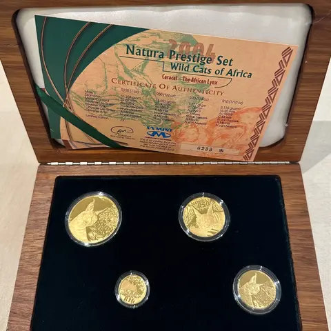 Caracal Natura Proof Set 2004 Big Five
