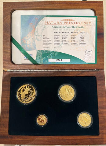 Giraffe Natura Proof Set 2006 Big Five