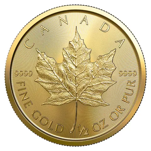 Maple Leaf Gold 1/2 Unze 2024
