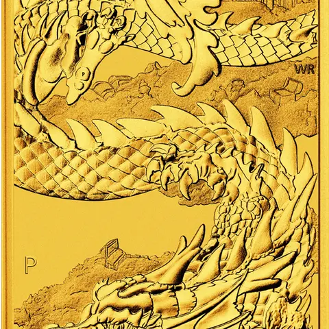 Dragon Rectangle Goldbarren 2023