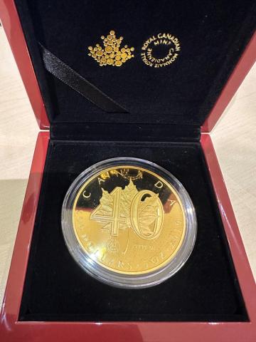 Kanada 40 Jahre Jubiläum 5 Unzen Goldmünze 2019 Proof