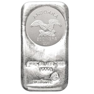 Silberbarren 1000 Gramm Andorra