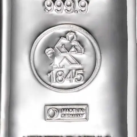 Silberbarren 100 Gramm Heimerle
