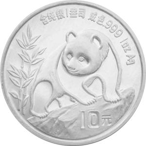 China Panda 1 Unze 1990