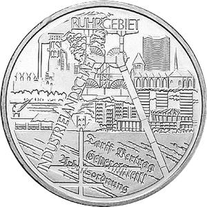 10 Euro Silber PP 2003 Industrielandschaft Ruhrgebiet