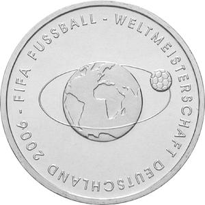 10 Euro Silber ST 2004 Fussball WM Deutschland