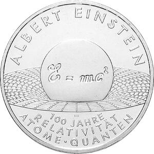 10 Euro Silber Gedenkmünze PP 2005 Albert Einstein