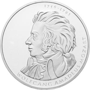 10 Euro Silber Gedenkmünze ST 2006 Amadeus Mozart