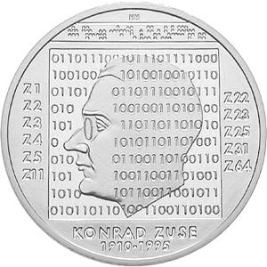 10 Euro Silber Gedenkmünze ST 2010 Konrad Zuse