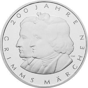 10 Euro Silber Gedenkmünze PP 2012 Grimms Märchen