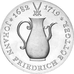 DDR 1969 10 Mark Silber Gedenkmünze Johann Friedrich Böttger