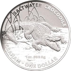 1 Unze Silber Krokodil Graham 2014 Australien Royal Mint