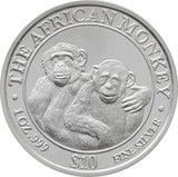 Somalia Affe 1 Unze 2000