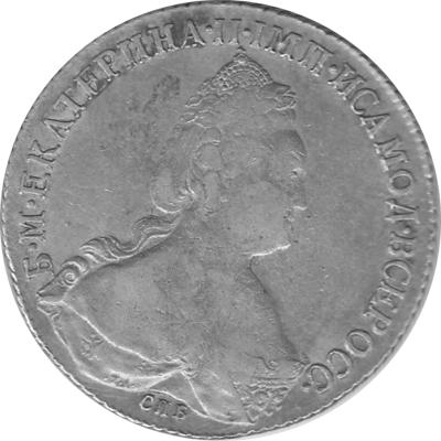 Russland Rubel Katharina II 1783