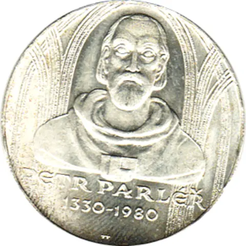 100 Korun, Tschechoslowakei, 1980,  Peter Parler