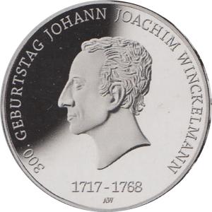 20 Euro Silber Gedenkmünze PP 2017 Johann Winckelmann