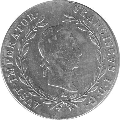 Österreich Habsburg 20 Kreuzer 1829