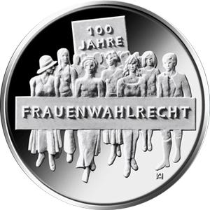 20 Euro Silber Gedenkmünze PP 2019 Frauenwahlrecht