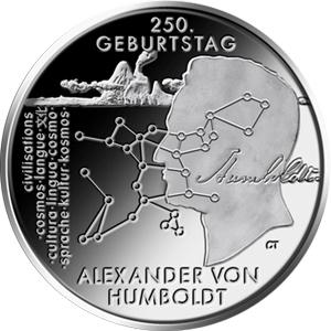 20 Euro Silber Gedenkmünze PP 2019 Alexander Humboldt