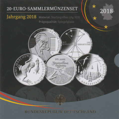 20 Euro Sammlermünzen 2018
