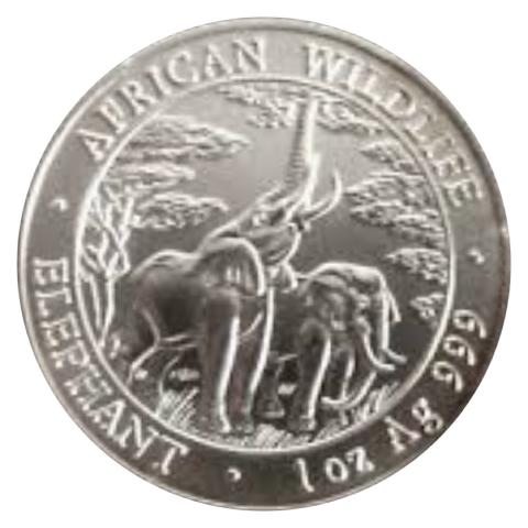 Zambia Elefant 1 Unze Silber 2003