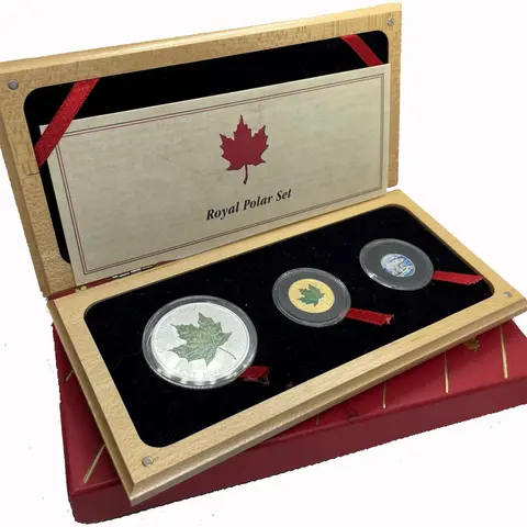 Kanada Silber Gold Platin Polar Serie 2000