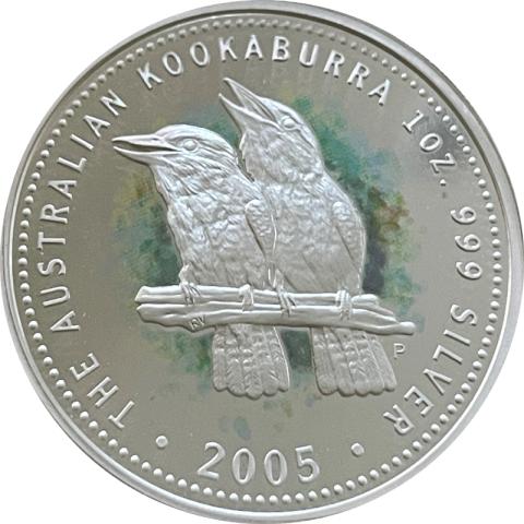 Kookaburra 1 Unze 2005 Hologramm proof