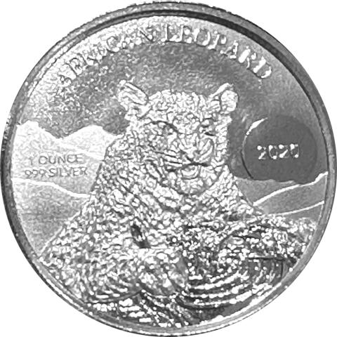 Ghana Leopard 1 Unze Silber 2020