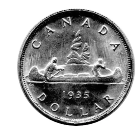 Canada Silber Gedenkmünze 1 Dollar 1936