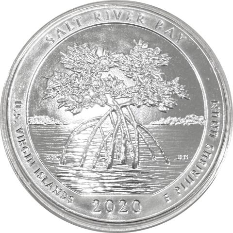 America the Beautiful 5 Unzen Silber Salt River Bay 2020