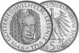 1966 5 DM Gottfried Leibniz PP