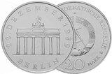 DDR 1990 10 Mark Brandenburger Tor (CuNi)