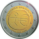 2 Euro 2009 Griechenland 10 Jahre Euro