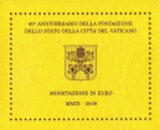 Vatikan 2009 Kursmünzensatz im Original Folder