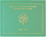 Vatikan 2010 Kursmünzensatz im Original Folder