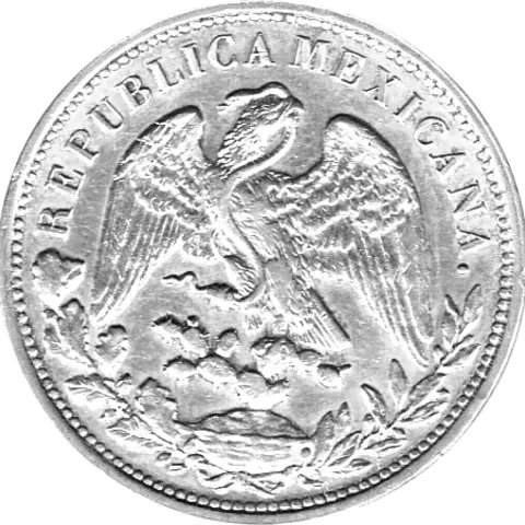 5 Pesos 1998 Mexico, Peso Culiacan