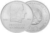 DDR 1972 20 Mark Friedrich Schiller