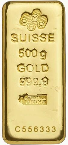 Pamp Swiss Goldbarren 500 Gramm