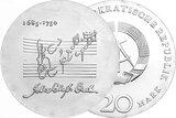 DDR 1975 20 Mark Johann Sebastian Bach