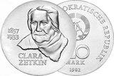 DDR 1982 20 Mark Clara Zetkin