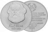 DDR 1983 20 Mark Karl Marx