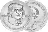 DDR 1985 20 Mark Moritz Arndt